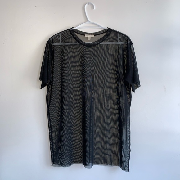 Oversized Transparent Black UO shirt - Picture 3 of 6